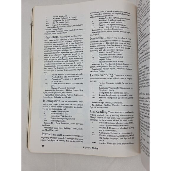 Vampire the Masquerade The Players Guide Sourcebook White Wolf RPG WW2204 1991 A - Picture 9 of 12